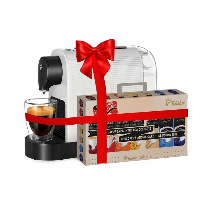 Espressor Tchibo pentru Capsule Cafissimo Pure Plus 531295 | 15 bari | 800 ml | 1250W | Premium Collection